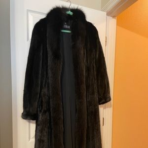 Full length REAL MINK COAT. FROM ZINMANS